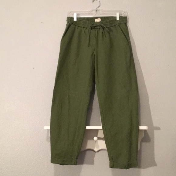 J.Crew forest green joggers - Picture 1 of 2